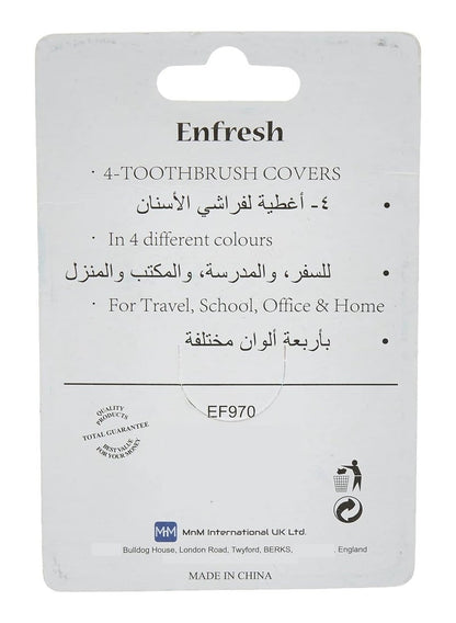 Enfresh Toothbrush Covers - 4 Pieces