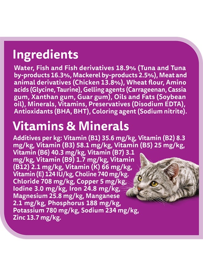 Whiskas Wet Cat Food Tuna 80G X 4