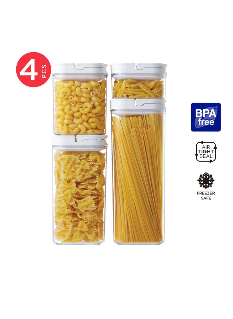 Cosmoplast Lock 2 Go Square Fliplock Canisters Set