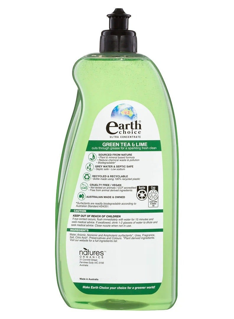 Earth Choice Green Tea & Lime Dish Wash Concentrate