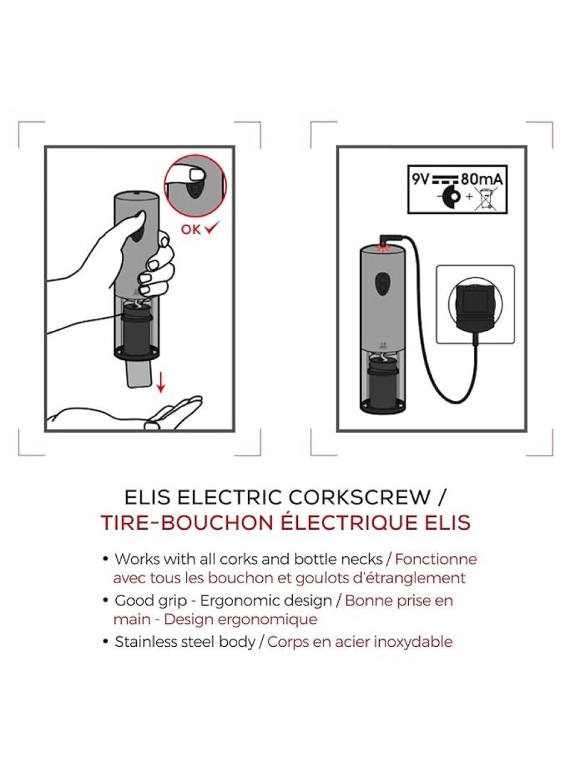 PEUGEOT Elis Electric Corkscrew Rechargeable