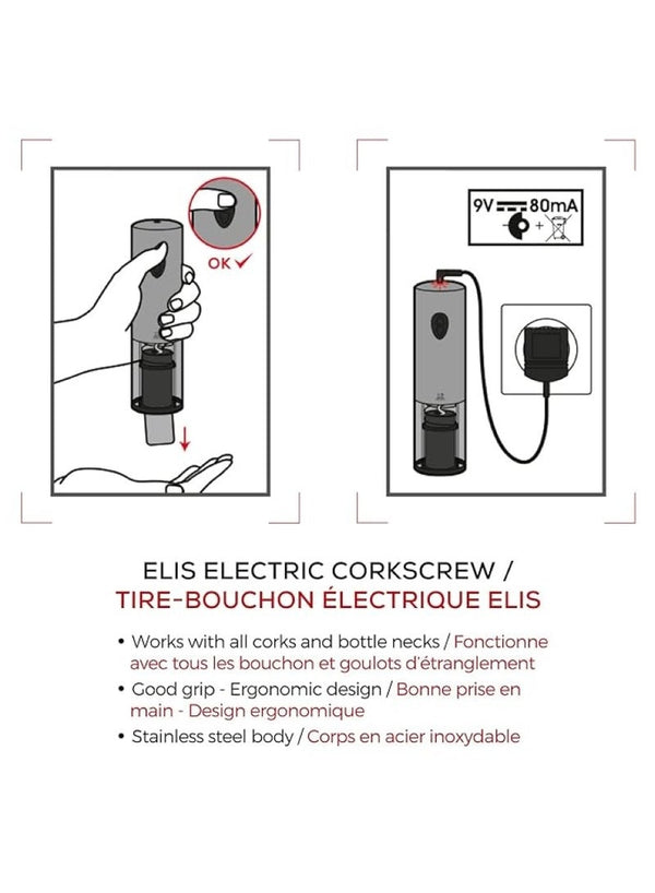PEUGEOT Elis Electric Corkscrew Rechargeable