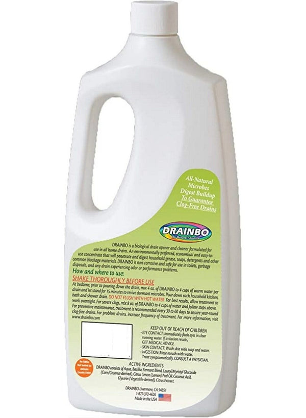 All Natural Drain Cleaner 32oz - DRAINBO