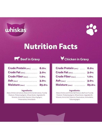 Whiskas Meaty Selection Wet Cat Food Pack