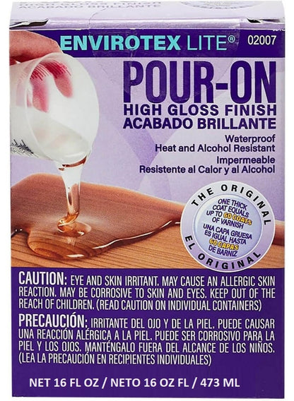 Envirotex Lite Epoxy Clear Finish Coat 473 ml