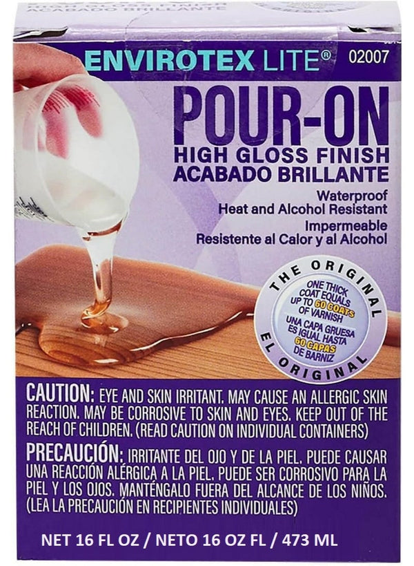 Envirotex Lite Epoxy Clear Finish Coat 473 ml