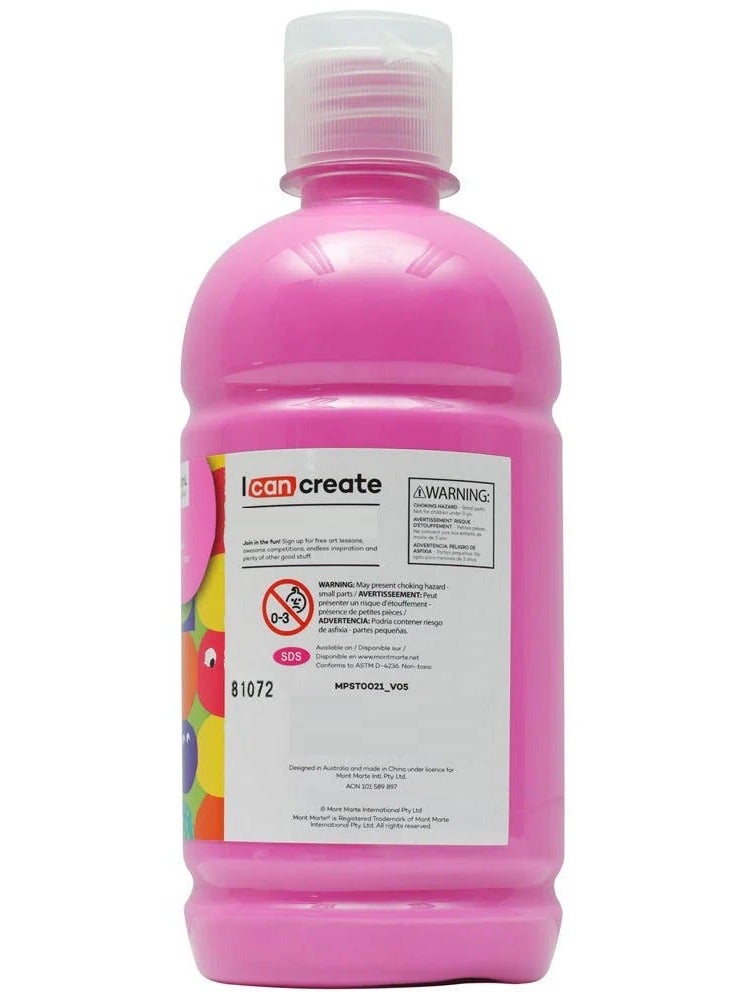 Mont Marte Poster Paint 500 ML Pink