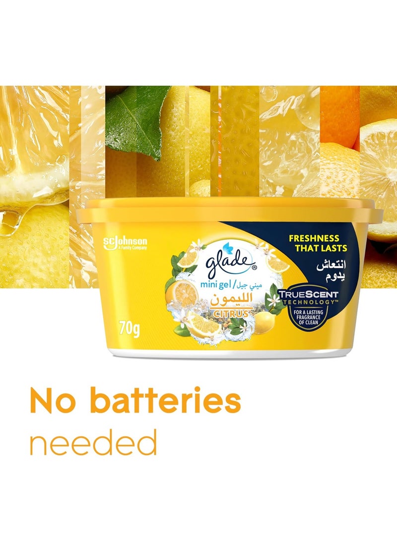 Glade Citrus Mini Gel Air Freshener 70G