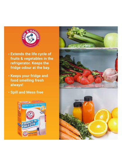 air flow, arm & hammer, back panels, baking soda, baking soda 14oz, box without, freezer baking, freezer baking soda, fridge freezer, fridge freezer baking, let air, linger like, odors tend, panels let, soda 14oz