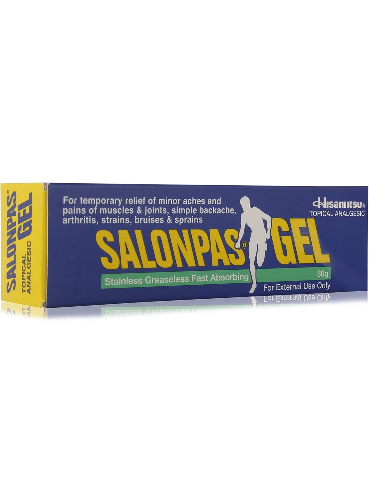 fast-absorbing 30g, gel topical, gel topical analgesic, greaseless fast-absorbing, hisamitsu, joint pain, joint pain stainless, muscle joint, muscle joint pain, pain stainless, pain stainless greaseless, salonpas gel, salonpas gel topical, stainless greas