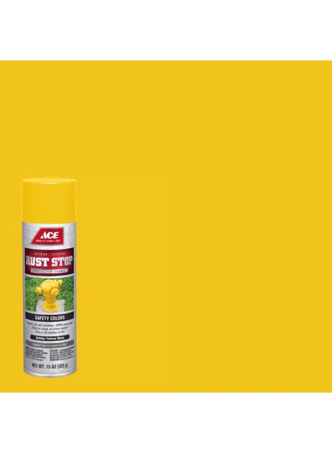 ACE Rust Stop Gloss Safety Yellow Spray Paint