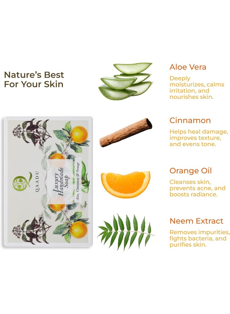 Luxury Handmade Soap with Aloe Vera - QAADU