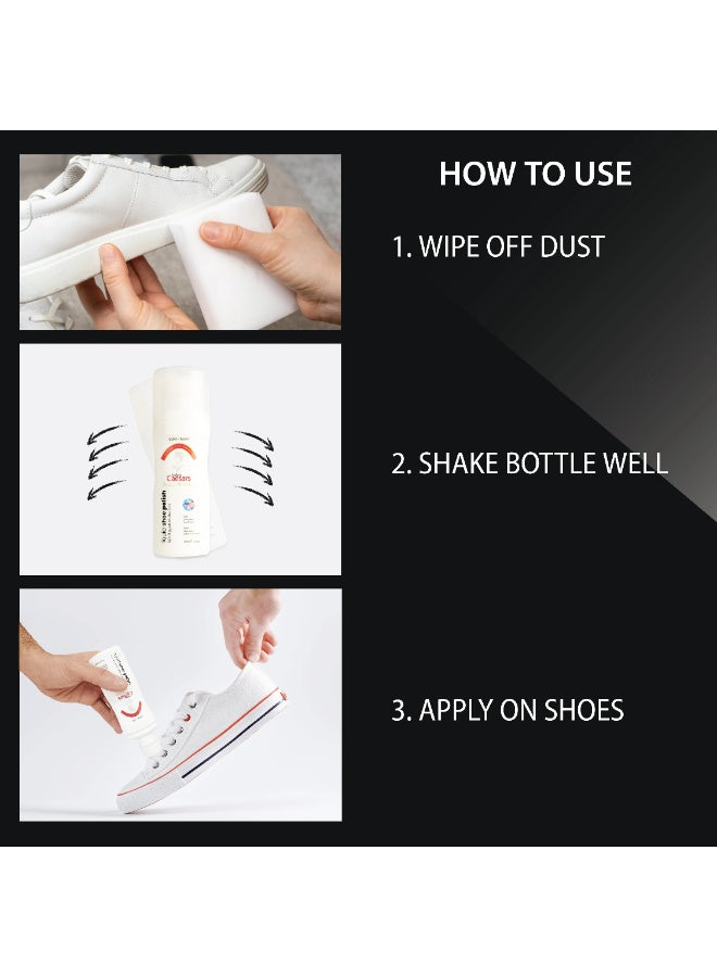caesars liquid, caesars liquid white, cool dry, dutch & habro, gloss water, gloss water resistant, liquid white, liquid white shoe, safe safe, shoe polish, water resistant, wear dirt, white shoe, white shoe polish