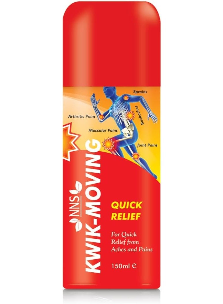 NNS Kwik Moving Quick Relief Spray 150 ML