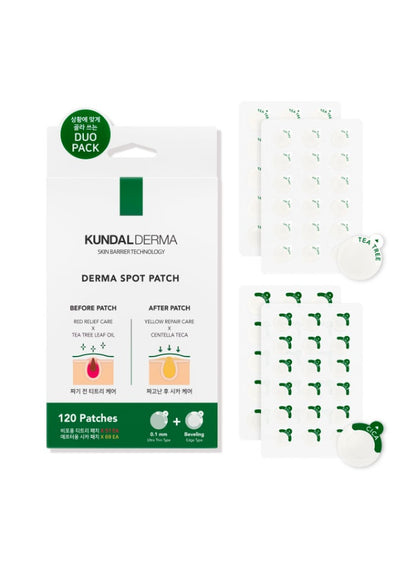 antibacterial, cool dry, dry skin, hypoallergenic, kundalderma, name tea, oil pus, patch 120pcs, skincare, spot patch, spot patch 120pcs, tea tree, tea tree spot, tree spot, tree spot patch