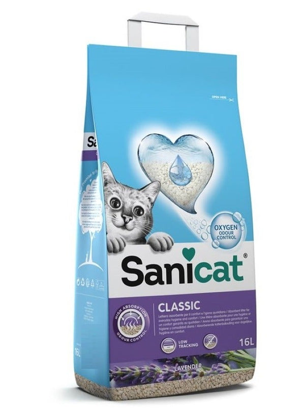 Sanicat Classic Lavender Cat Litter 16 L