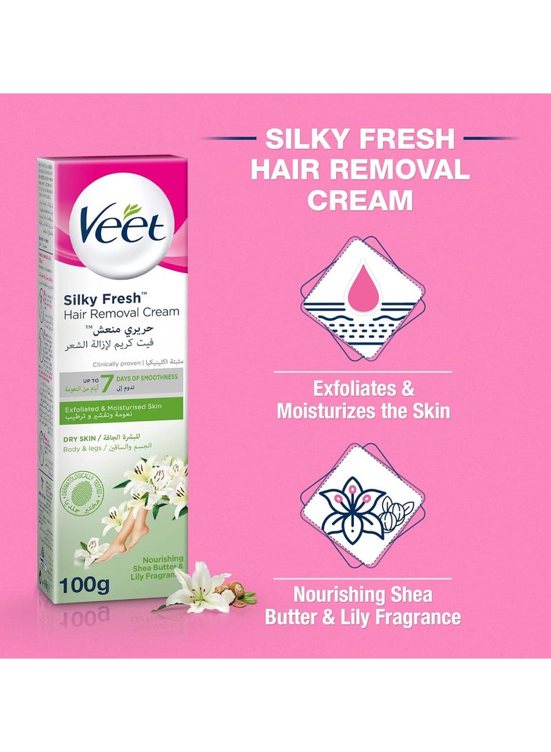 Veet Silky Fresh Hair Removal Cream for Dry Skin