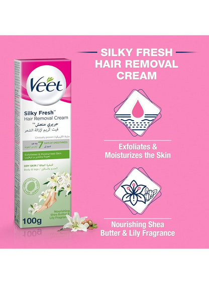 Veet Silky Fresh Hair Removal Cream for Dry Skin