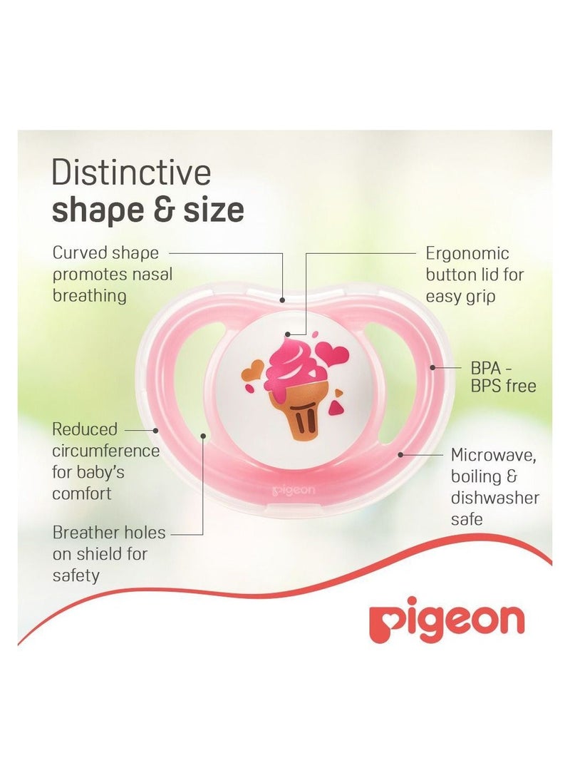 Pigeon Mini Light Pacifier Twin Girl (S)