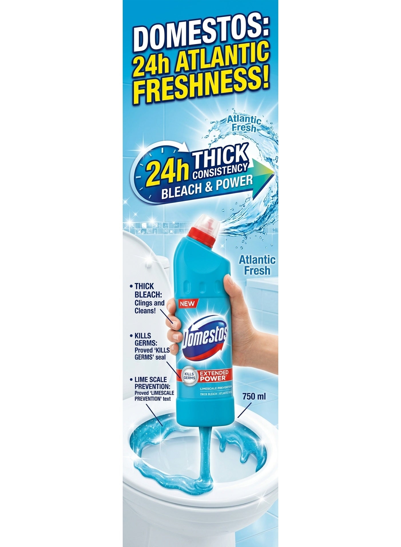 24h atlantic, 24h atlantic fresh, atlantic fresh, atlantic fresh thick, cleaner 24h, cleaner 24h atlantic, consistency bleach, deep cleaning, domestos, fresh thick, fresh thick consistency, home key, multi-purpose, thick consistency, thick consistency ble