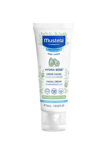 Mustela Hydra Bebe Facial Cream With Farmed Avocado, For Normal Skin