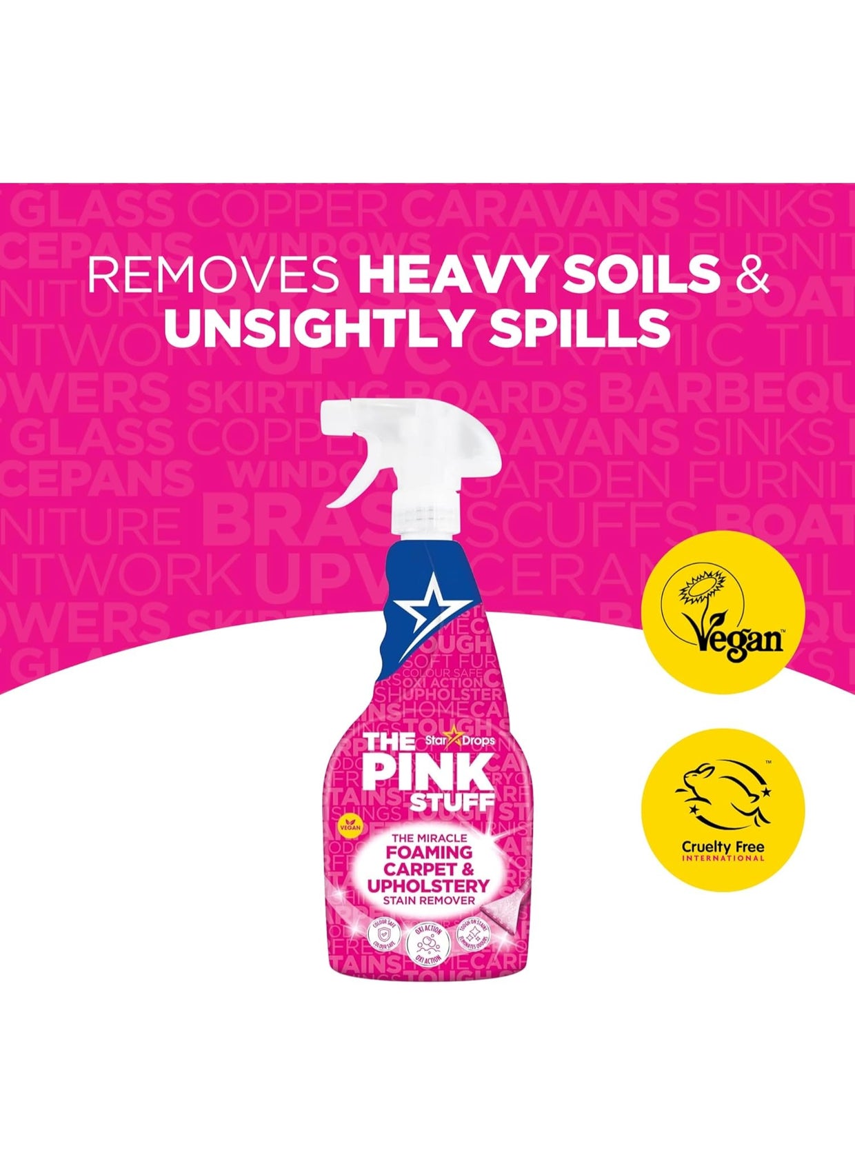 carpet upholstery, carpet upholstery stain, deep cleaning, foaming carpet, foaming carpet upholstery, miracle foaming, miracle foaming carpet, pink stuff, red wine, stain removal, stain remover, star drops, upholstery stain, upholstery stain remover, vega