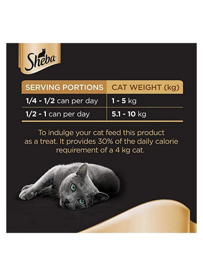 Sheba Fine Cuts with Poultry Cat Food 80G
