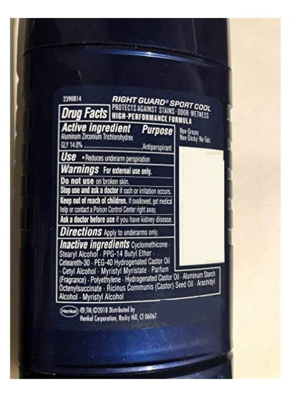 Right Guard Sport Cool Antiperspirant Deodorant 73.7 G