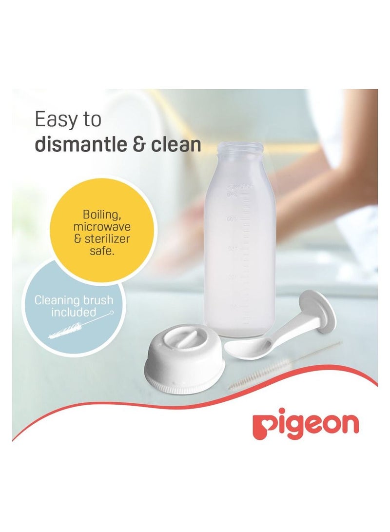 Pigeon Weaning Bottle With Spoon 240 ML