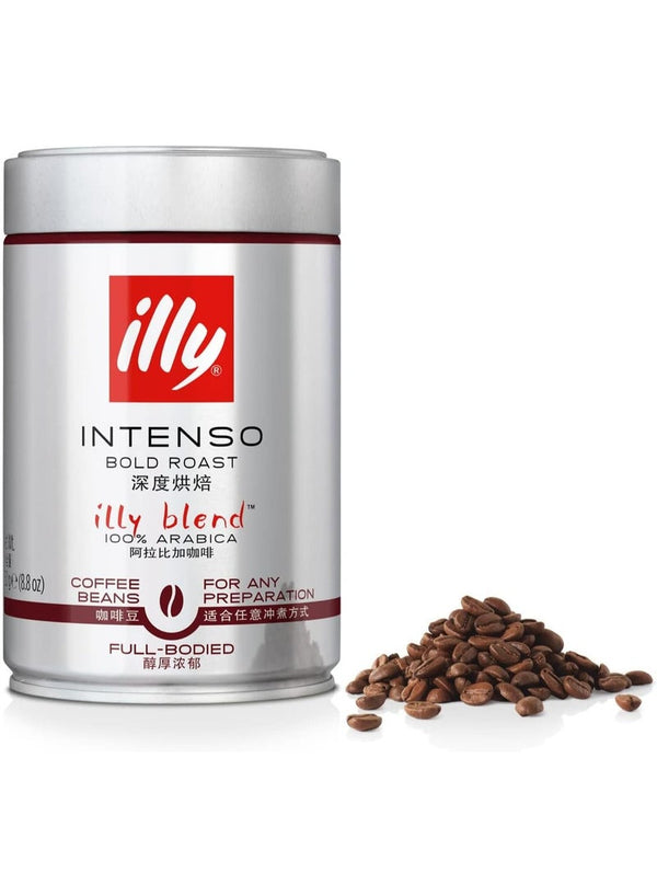 Illy Intenso Bold Roast Arabica Coffee Beans 250g
