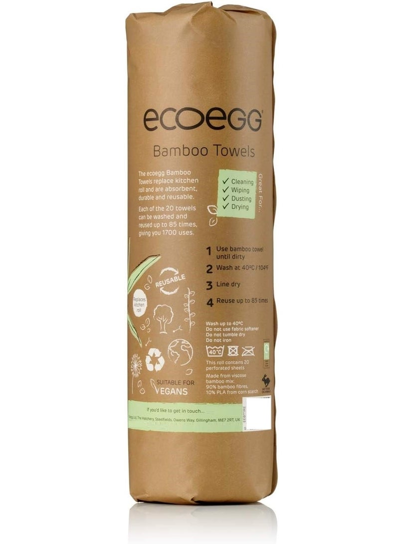 Ecoegg Bamboo Kitchen Towels - Reusable & Eco-Friendly