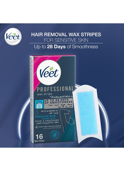 Veet Hair Removal Wax Strips for Sensitive Skin