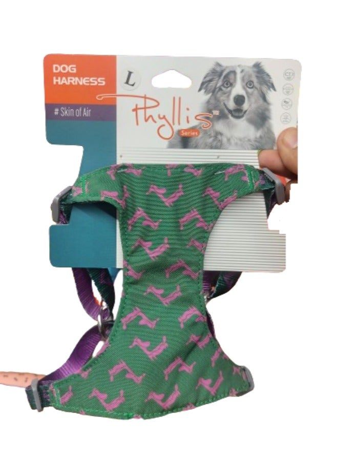 Premium Printed Dog Harness Large - Generic