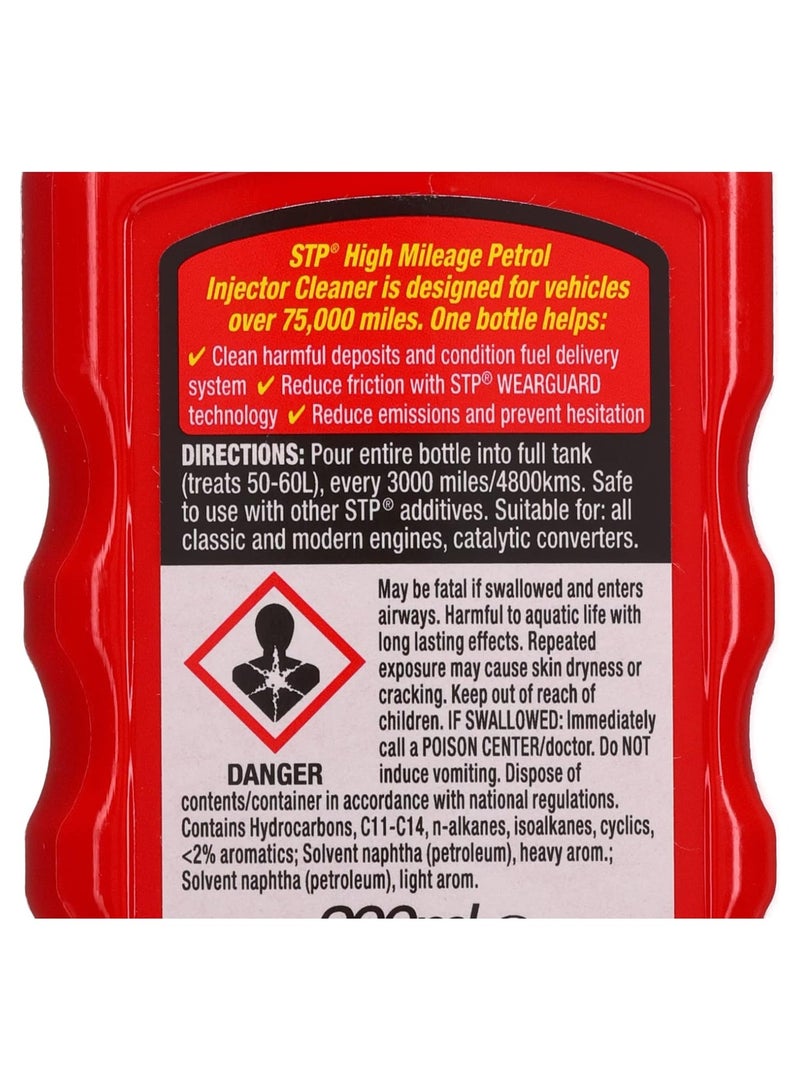 STP High Mileage Car Petrol Injector Cleaner 200 ML