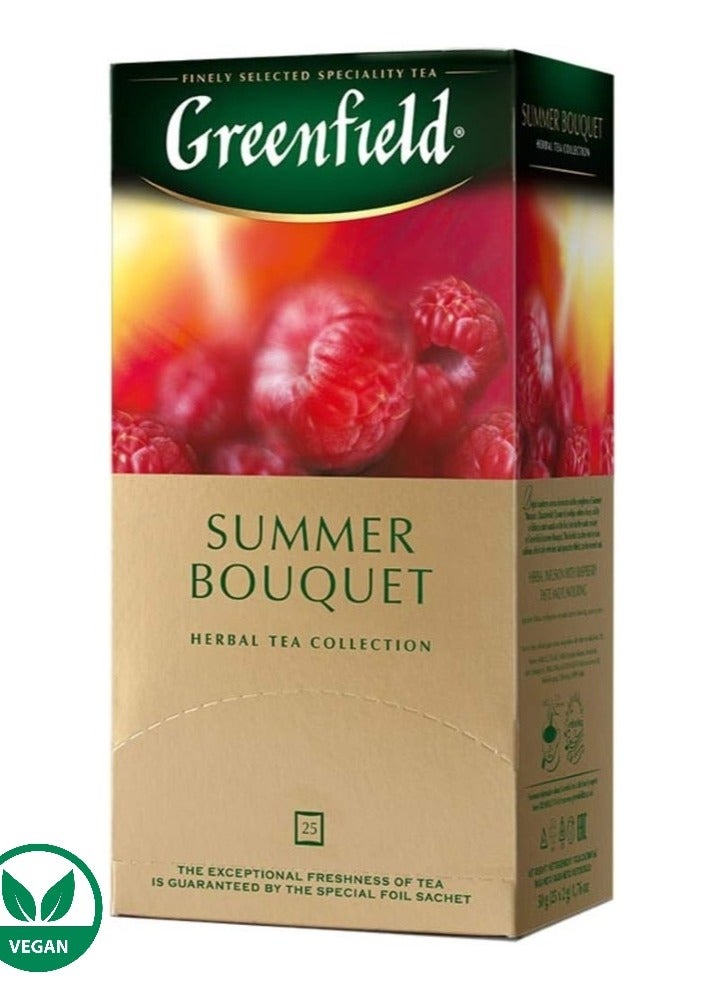 Greenfield Summer Bouquet Herbal Tea Bags 50 gm