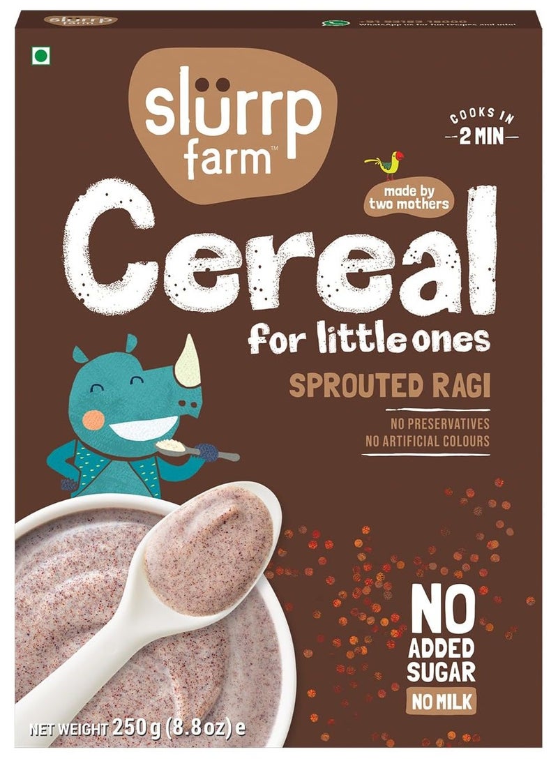 Slurrp Farm Instant Sprouted Ragi Cereal 250G