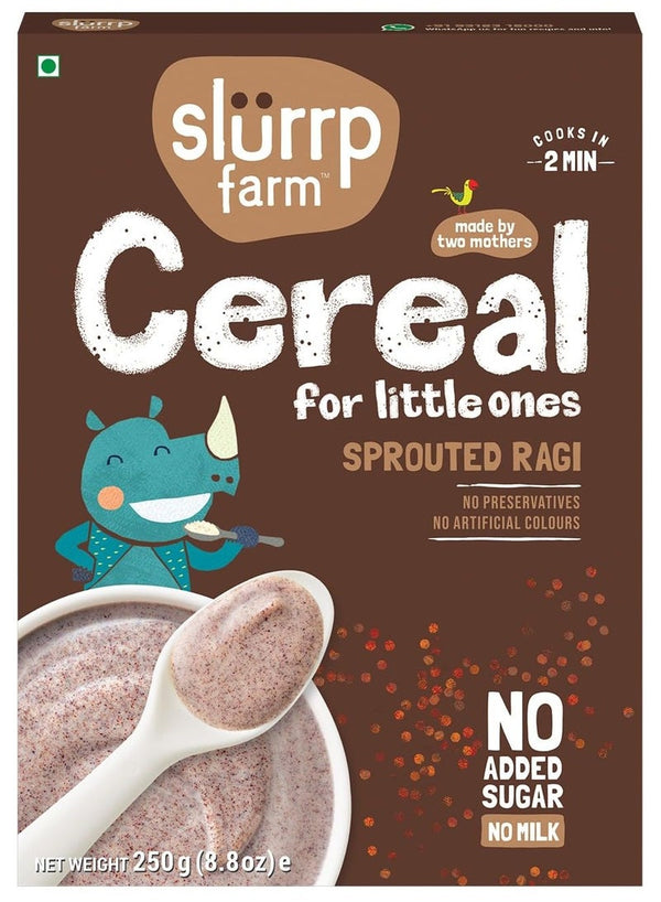 Slurrp Farm Instant Sprouted Ragi Cereal 250G