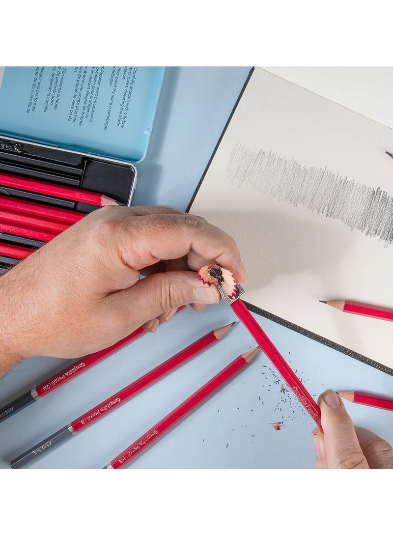 Mont Marte Signature Graphite Pencils 12Pc