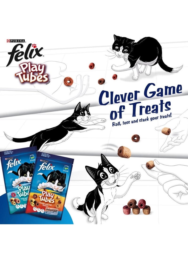 Purina Felix Play Tubes Chicken & Liver 50G