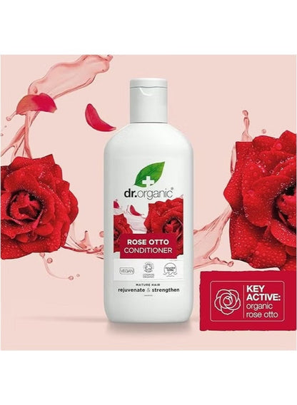Dr.Organic Rose Otto Conditioner - Rejuvenate & Strengthen