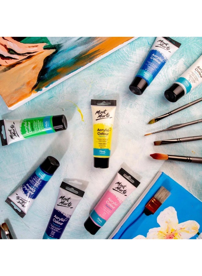 Mont Marte Acrylic Colour Paint Lemon Yellow 75 ML