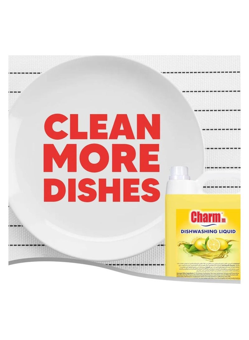 CHARMM Dishwashing Liquid Power Of Lemons 5 L