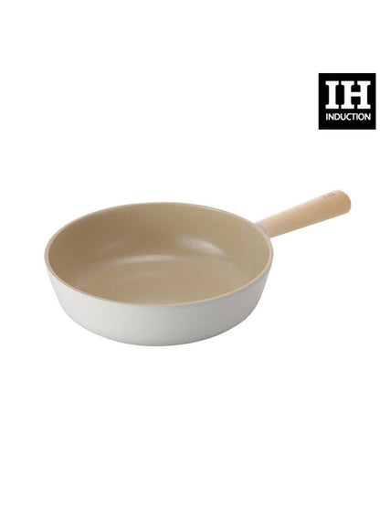 Neoflam Fika Cast Aluminum Wok 10" Beige