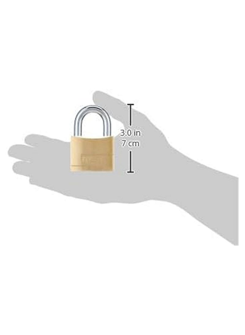 TOTAL Heavy Duty Brass Padlock 50 MM