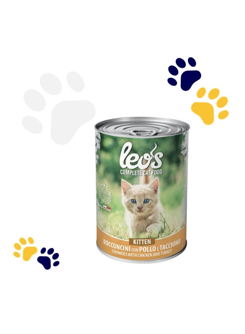 LEOS Complete Kitten Food With Chicken And Turkey