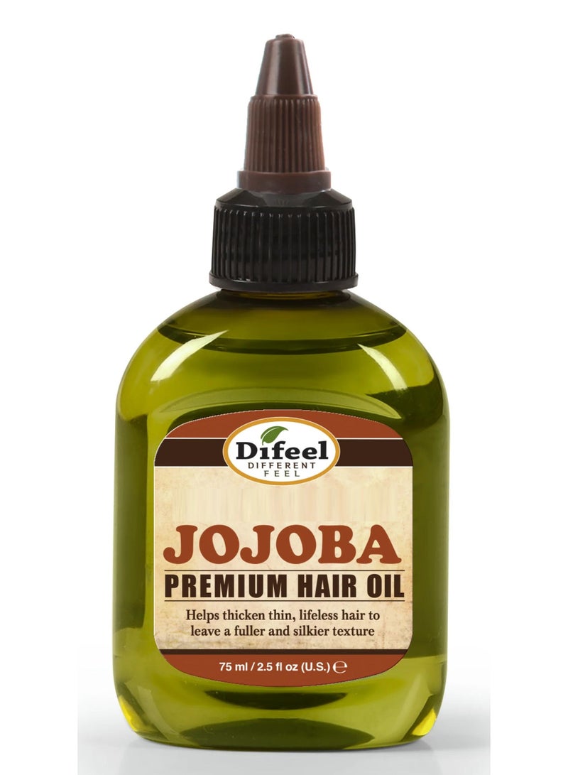 Difeel Jojoba Oil 75 ML - Premium Natural Hair Oil