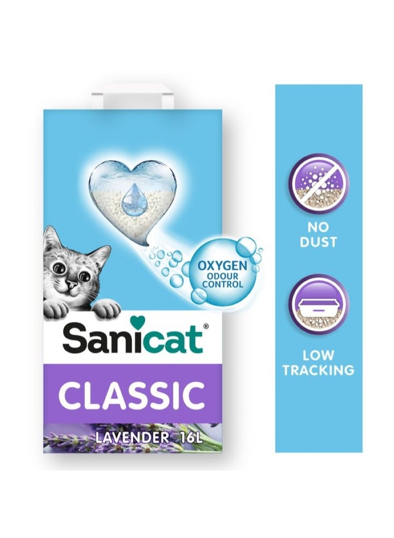 Sanicat Classic Lavender Cat Litter 16 L
