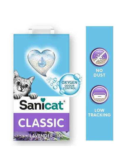 Sanicat Classic Lavender Cat Litter 16 L