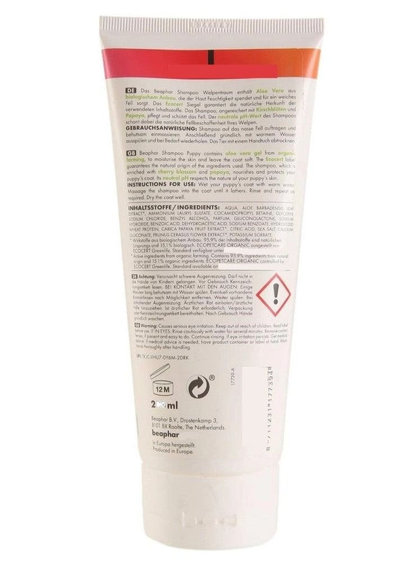 Beaphar Bio Cosmetic Puppy Shampoo 200 ml