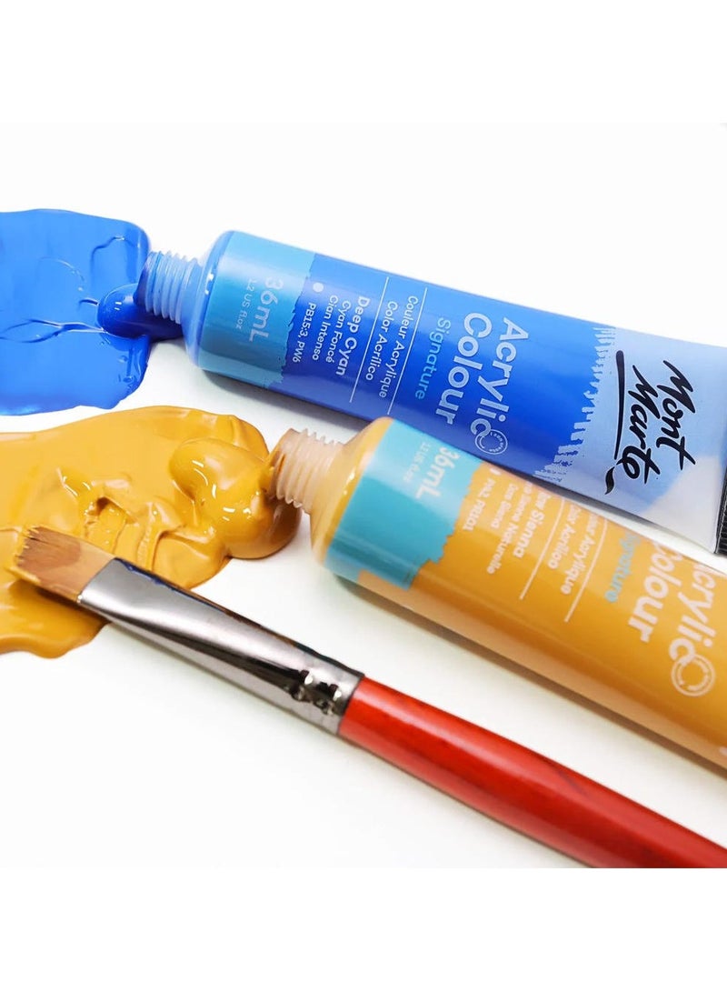 Mont Marte Acrylic Paint Set 24Pc - Premium Quality
